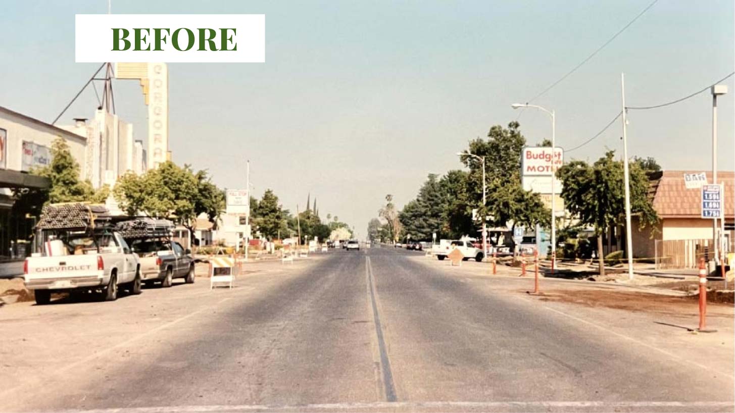 corcoran city before tree services